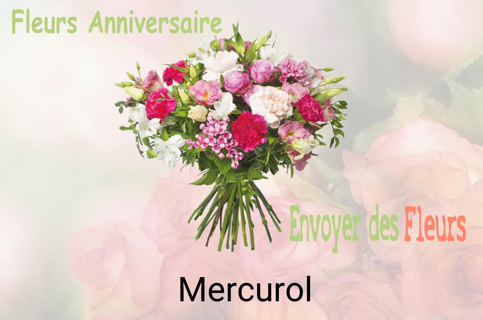 Bouquet de fleurs d’anniversaire livré à Mercurol